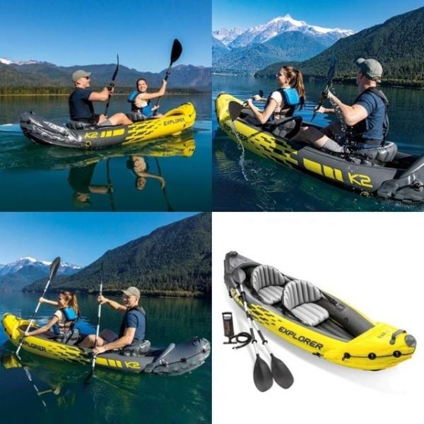 카약 보트 2인용 바다 민물