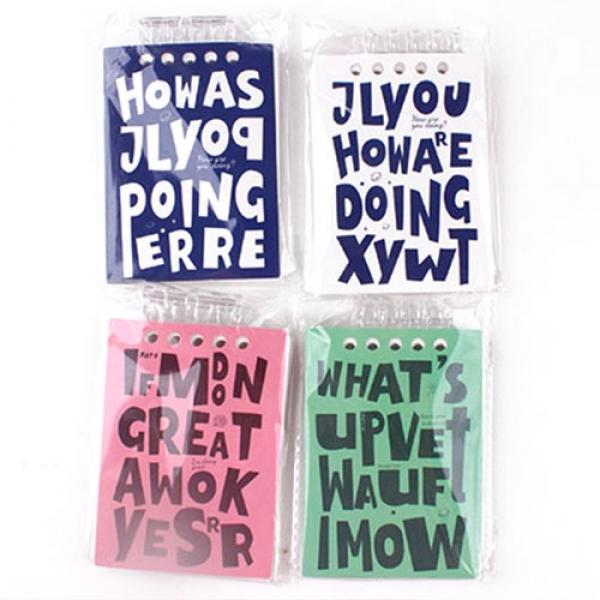 E12] 1500 알파벳 PP 상철 수첩2 (11개세트)