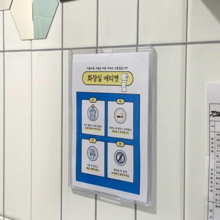 투명 꽂이판 A5 세로형 A5안내판 아크릴쇼케이스