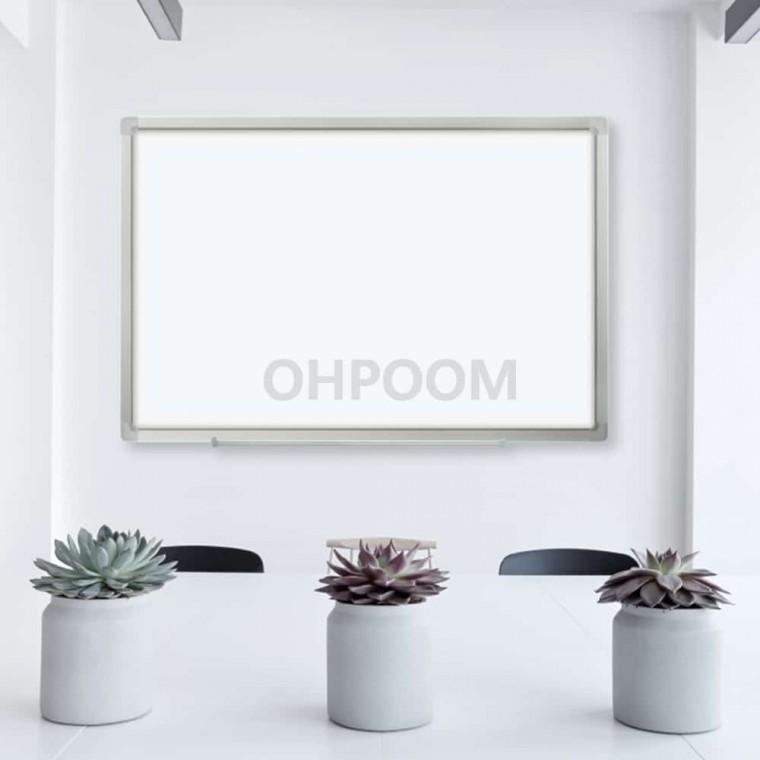 화이트보드 120x90cm 무지 화이트보드칠판 화이트보드제작 이동형화이트보드