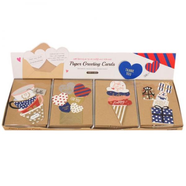 E12] 1000 페이퍼 축하카드[OPP] (10개세트)