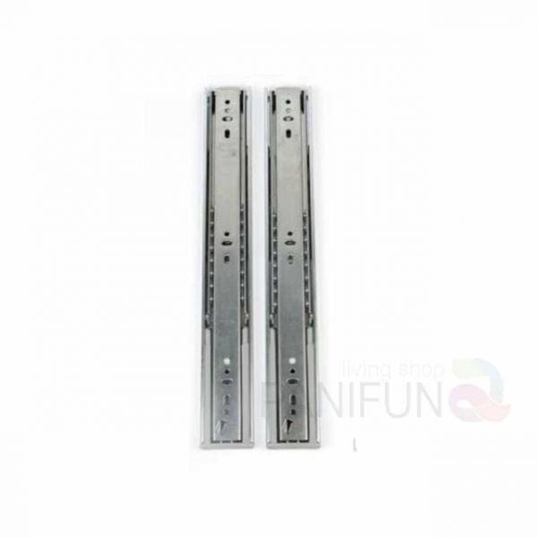 서랍레일 댐퍼 3단 450 서랍장레일 슬라이드레일 밥솥레일 수납장레일 슬라이딩레일