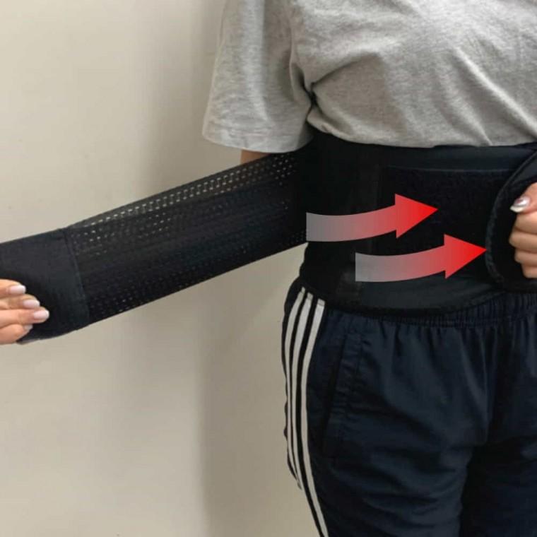 허리복대 블랙 XL 헬스허리보호대 복압벨트