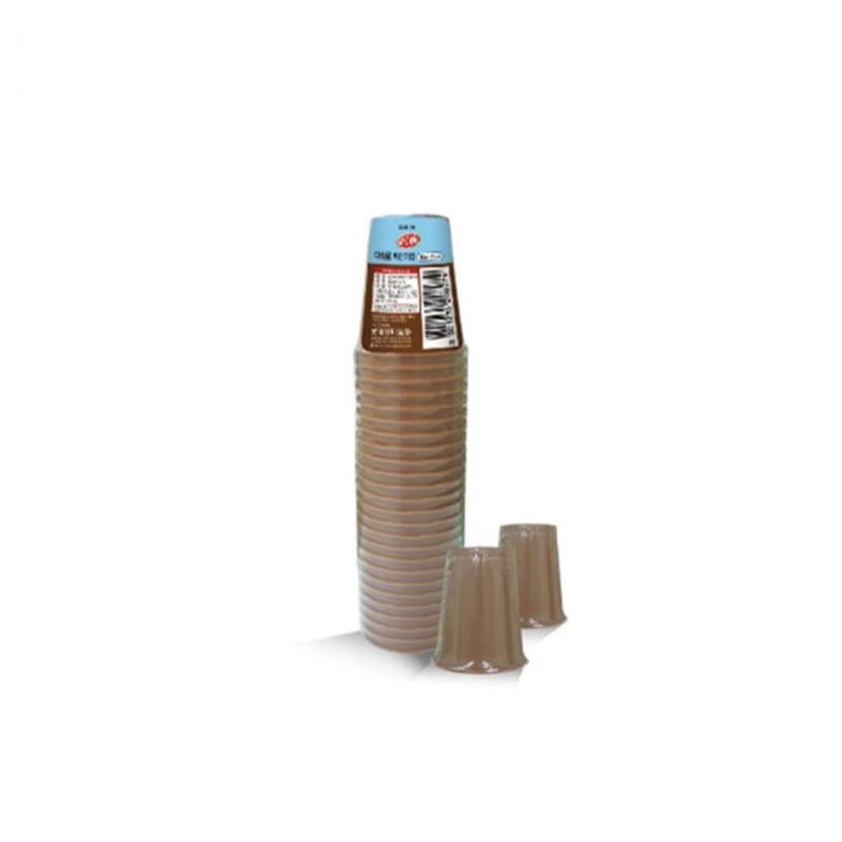 자판기컵 커피색 190ml 25p 정수기컵 소주컵 다회용컵