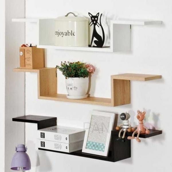 A3 무지주 벽선반 사무실벽선반 타공선반 원목수납선반 원목미니선반 미니선반