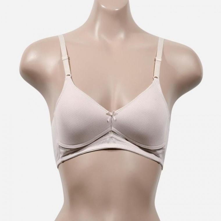 여성 B컵 몰드 브라 20대여자속옷 노와이어속옷 수면브라