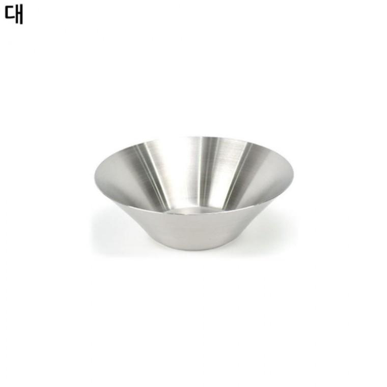 스테인레스 샐러드볼 믹싱볼 대형 24cm 면그릇 빙수볼 스프볼