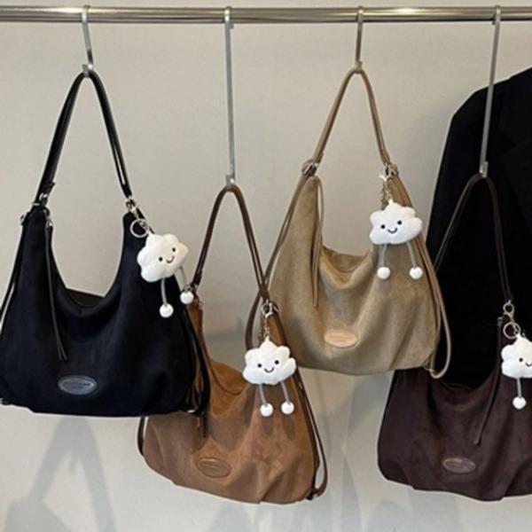 스웨이드 크로스백 여성 투웨이 모던