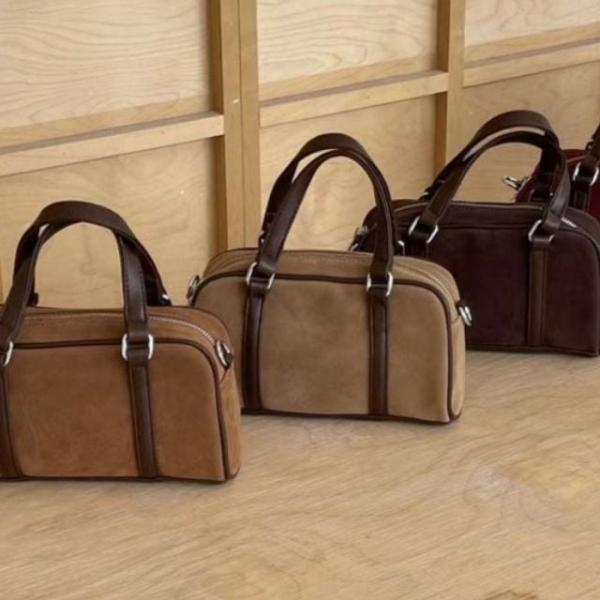 보스턴 스웨이드 미니 여성 클래식 핸