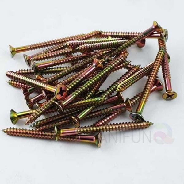 4mm 접시피스 4x38 목공 태핑나사 목재나사 목공피스 접시머리피스 스크류피스