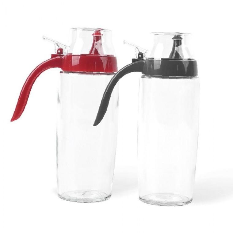 원터치 유리 가벼운 양념병 참기름병 소스통 조미료통 용기 500ml