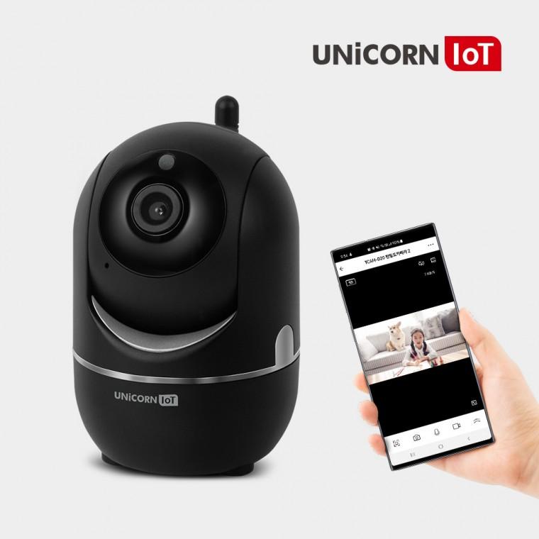 유니콘 IoT 스마트홈 무선 CCTV IP 보안카메라 움직임 감지추적기능 TCAM-D20