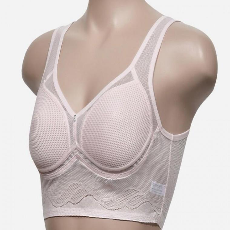 여성 탑 브라 처진가슴 통기성 브레이지어