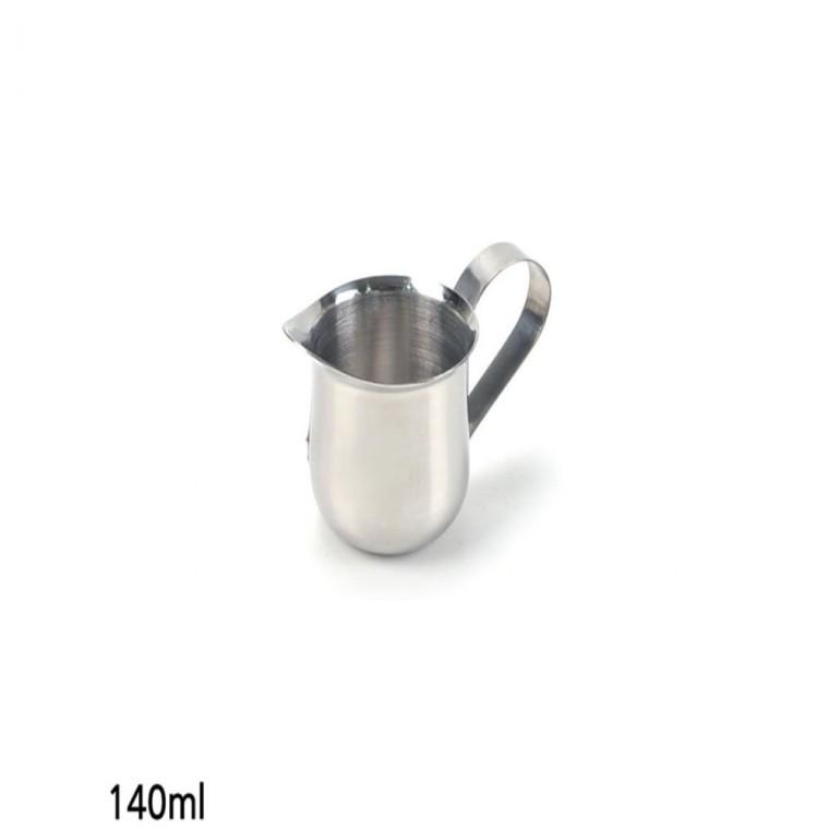 스테인레스 벨크리머 샷잔 140ml 푸어링자 커피크림서버 에스프레소저그