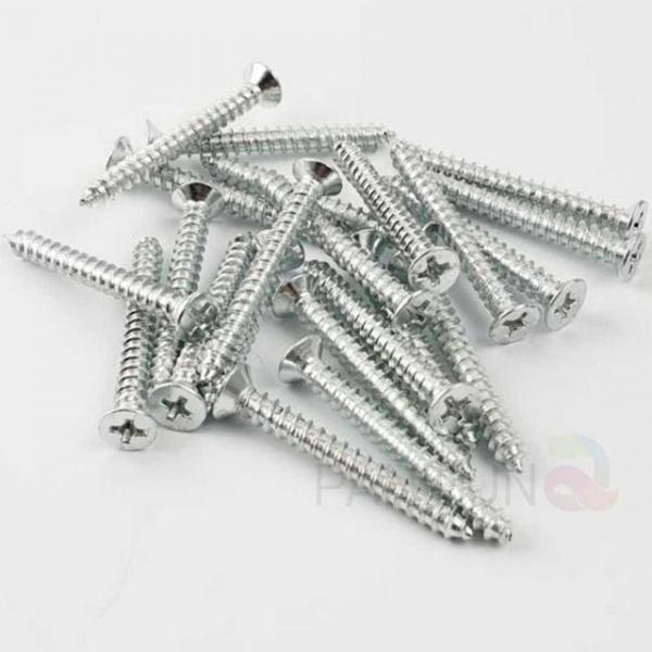4mm 접시피스 4x20 백색 목재나사 나무나사 고정나사 나사스크류 회전나사
