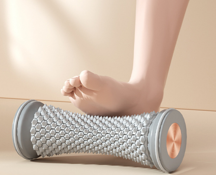 발마사지 롤러 발바닥 종아리 발지압 마사지 스트레칭 풋롤러 17*7cm