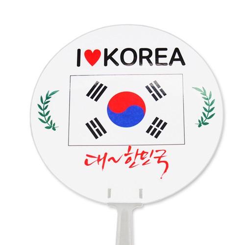 혜명생필품몰 오 필승코리아 응원부채(5인용) 응원소품 응원도구 행사부채 응원용부채 부채만들기