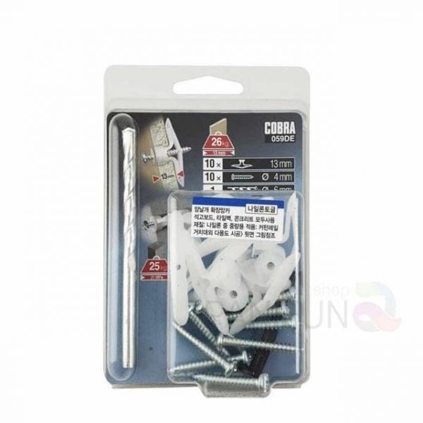 코브라 앙카 M6x13mm 10개 스크류피스 칼블록 십자나사 칼블럭피스 피스못