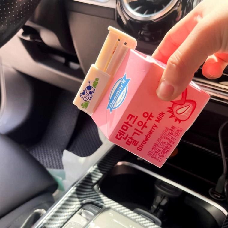 팩음료 밀봉클립 2P 팩음료수 신선도유지