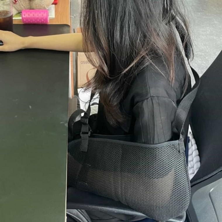 암슬링 블랙 어깨팔걸이 회전근개보호대