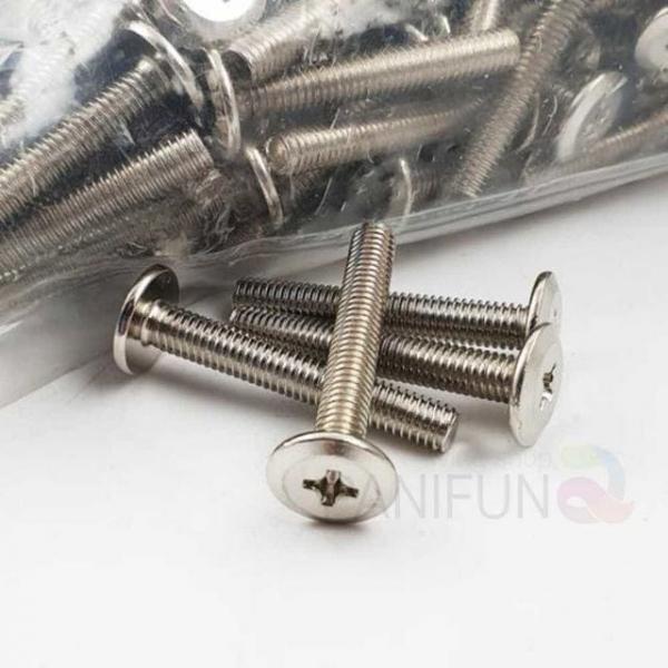 6mm 니켈 6x75 평볼트 평너트 평볼트너트 고정너트 가구부속 커넥팅볼트