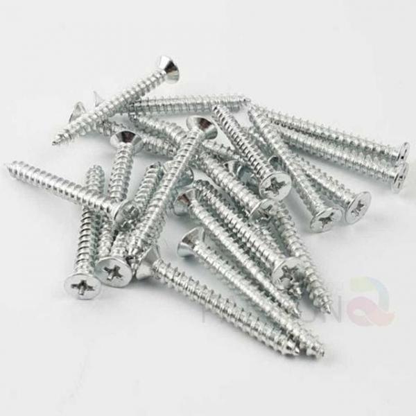 4mm 접시피스 4x14 백색 접시머리피스 목재나사 태핑나사 십자나사 스크류피스