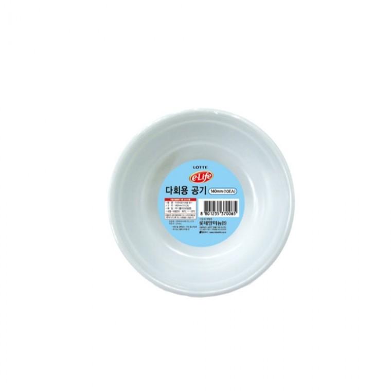 다회용공기 140mm 10p 야외식기 밥그릇 국물대접