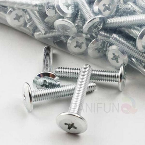 6mm 6x25 평볼트 가구연결 십자볼트 연결나사 침대볼트 6MM볼트 나사볼트