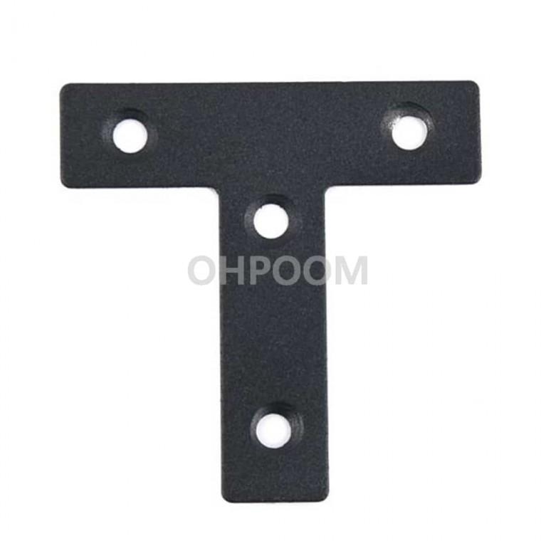 평철 60x60x1T 흑색 T자 15mm 가구철물 스틸평철 평철규격