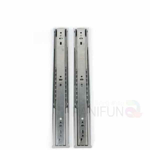서랍레일 댐퍼 3단 400 레일서랍 레일부속 서랍슬라이딩레일 서랍부속 슬라이딩레일