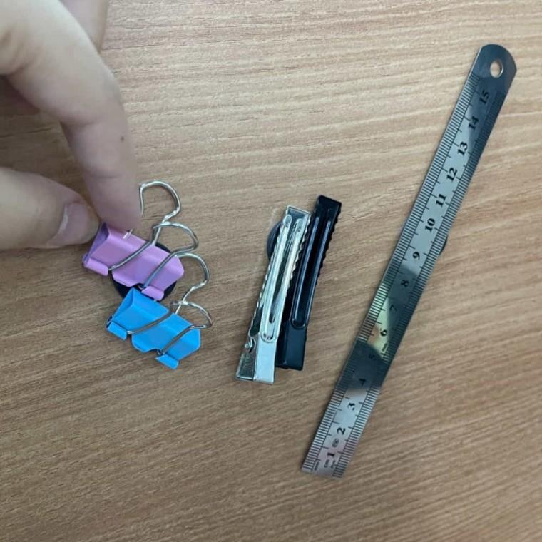 고무자석 스티커 20mm 20P 냉장고자석 원형고무자석