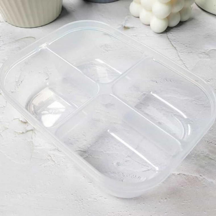 밀폐반찬통4구 플라스틱통 과일보관용기 견과류용기