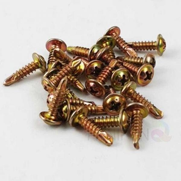 철판피스 8x25 와샤 철판볼트 짧은피스 철판나사 십자피스 스크류나사