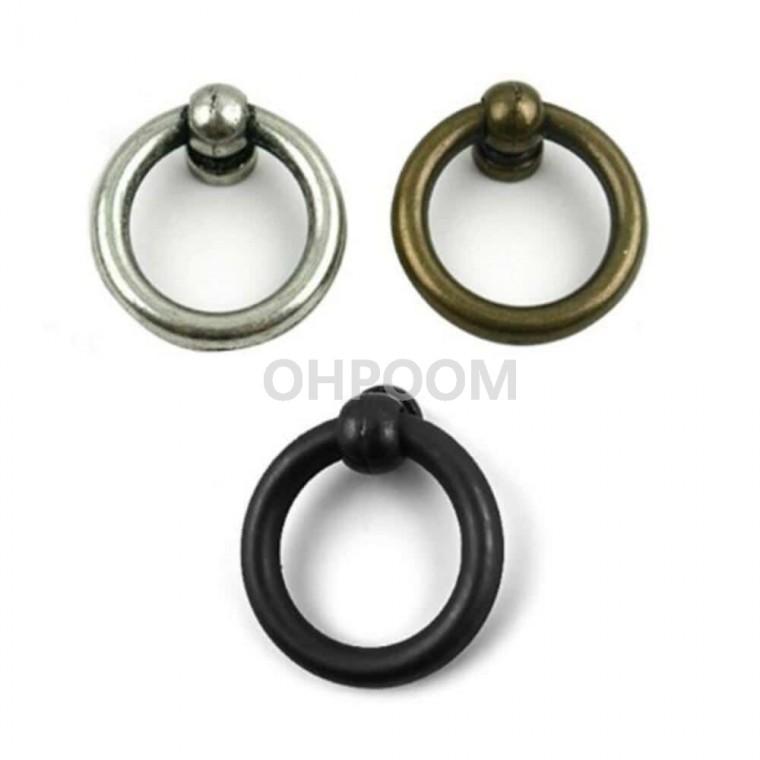 1구손잡이 링고리 34mm 서랍장손잡이 엔틱가구손잡이 옷장문고리