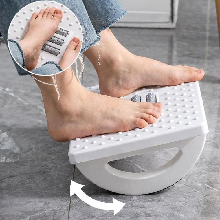 책상발받침대 데스크테리어 실용 풋레스트 흔들 지압 발판