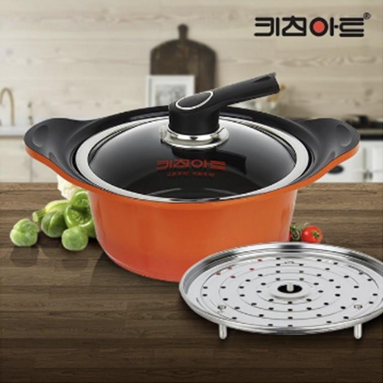 20cm 라면 전골 양수냄비 주물