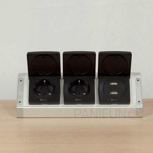 코너 콘센트 2구 usb 노출형 커버 방수 멀티콘센트 테이블멀티탭 책상멀티탭 가구매입콘센트 코너콘센트