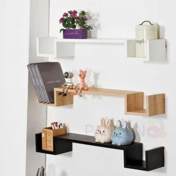 A1 무지주 벽선반 미니벽선반 이쁜선반 예쁜벽선반 목재선반 조립식선반
