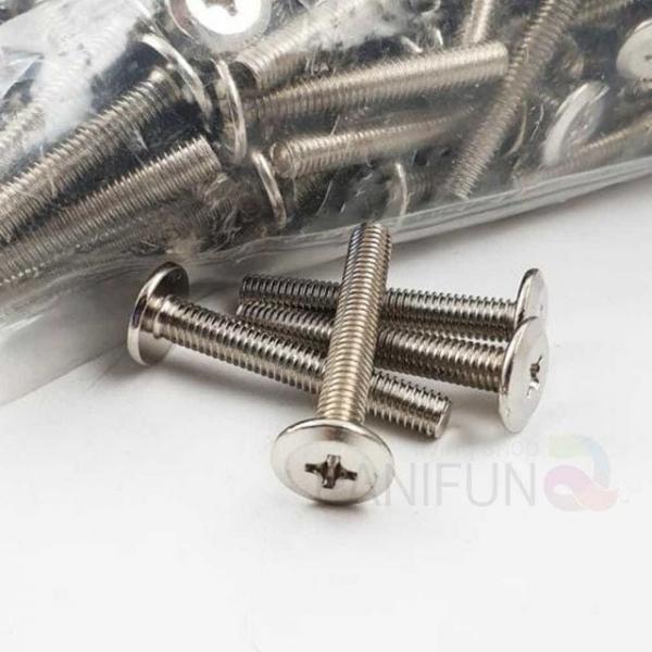 6mm 니켈 6x45 평볼트 피스볼트 침대볼트 공구볼트 고정피스 연결볼트