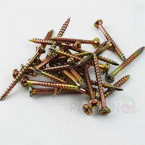 3.8mm 접시피스 3.8x25 직결 피스못 칼블록 칼부럭 스크류나사 스크류볼트