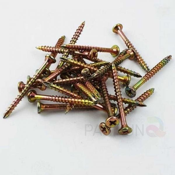 3.8mm 접시피스 3.8x55 직결 나사스크류 목공피스 연결나사 원목나사 목공나사