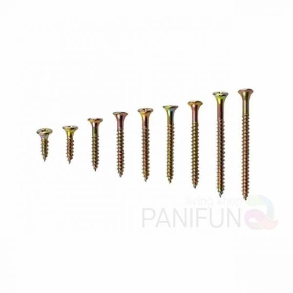 3.5mm 접시피스 9종 460개입 태핑나사 나사못 십자나사 스크류피스 목공나사