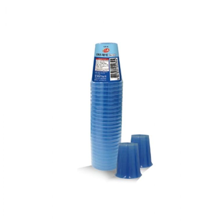 자판기컵 청색 190ml 25p 탕비실물컵 사무실컵 소주컵
