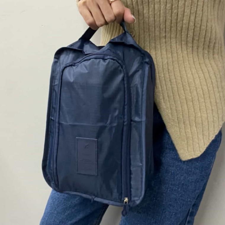 여행용 보조가방 네이비 수납파우치 여행용보조가방