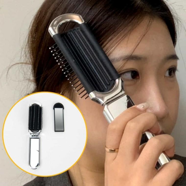 휴대용 거울빗 휴대용접이식거울빗 접이식거울