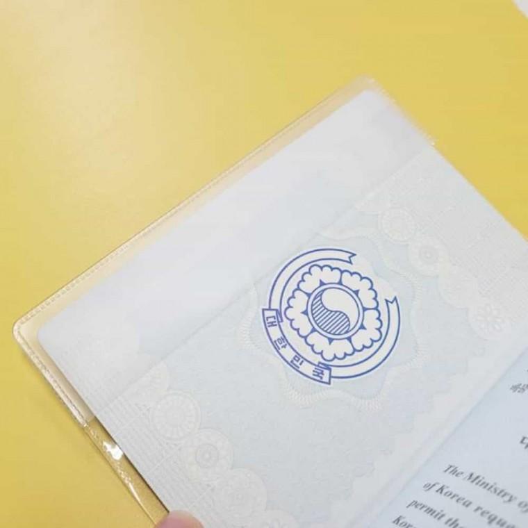 여권케이스투명 여권파우치 여권지갑 여권커버투명