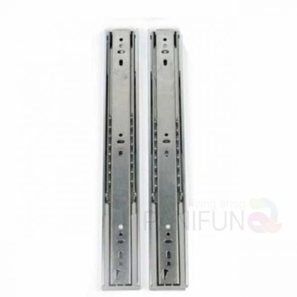 서랍레일 댐퍼 3단 350 슬라이드레일 댐핑레일 도어레일 슬라이딩레일 가구수리