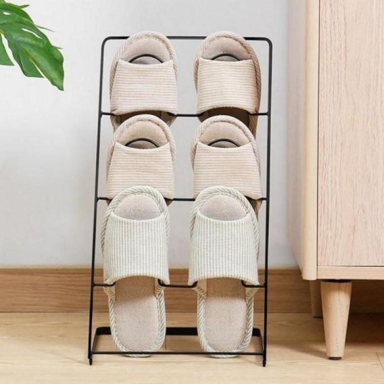 철제 거실 슬리퍼 실내화 거치대 정리대