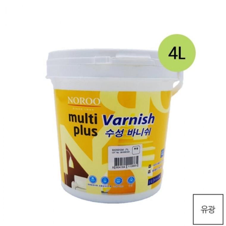 수성바니쉬 목재 투명 유광 4L 나무코팅페인트 니스칠바니시 방부목페인트