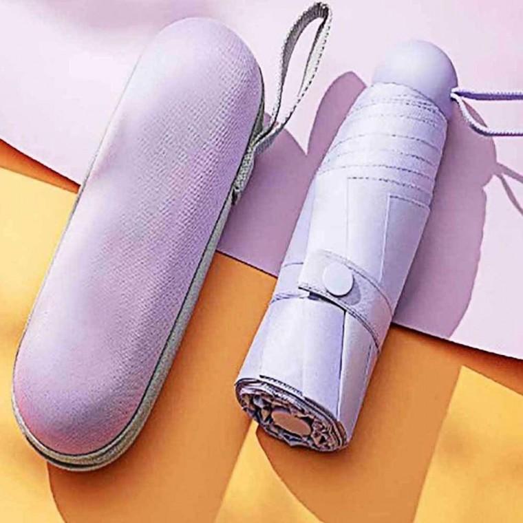 양산 초경량우산 초경량양산 5단 캡슐형 라벤더 패션잡화 여행용 양산 여름